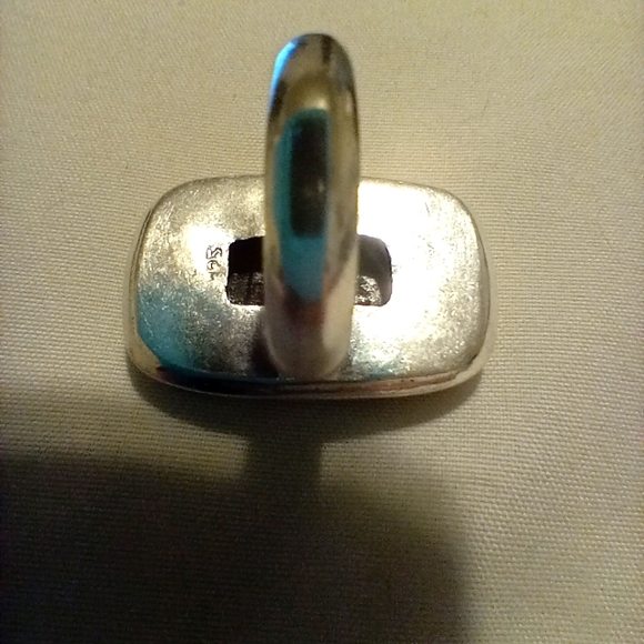 New Real Beautiful Turquoise 925 Perfect Size SIlver Unique Ring Women's Jewelry - Picture 3 of 6